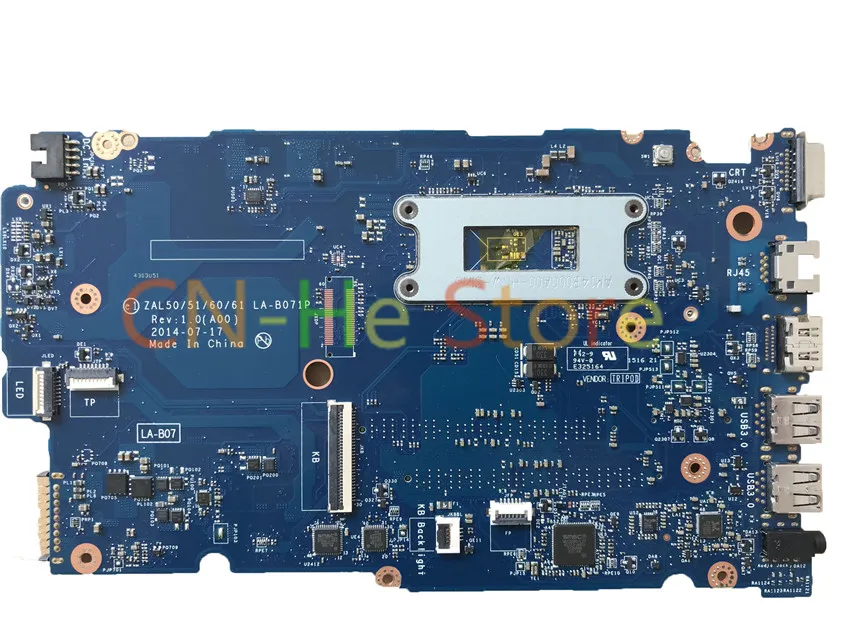 FOR Dell Latitude 14 3450 Laptop Motherboard ZAL50/51 /60/61 LA-B071P 19XXT 019XXT CN-019XXT DDR3L W/ I3-4005u CPU