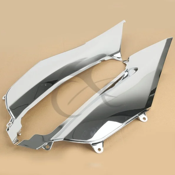 Motorcycle Left & Right Chrome Mid Frame Cover Fairing For Honda Goldwing GL1800 2012-2017 F6B 2013-2017