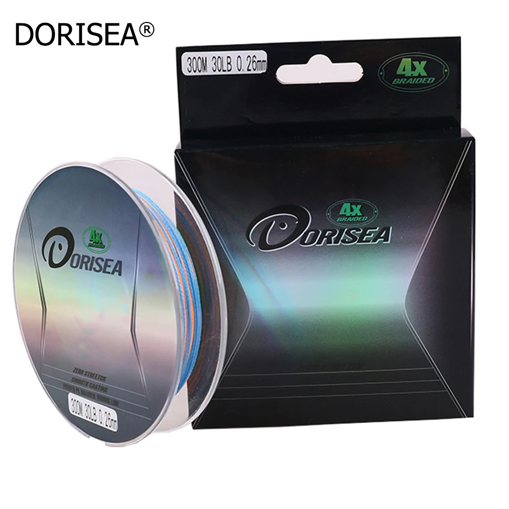 

DORISEA 4 нити 300 м PE плетеная рыболовная леска