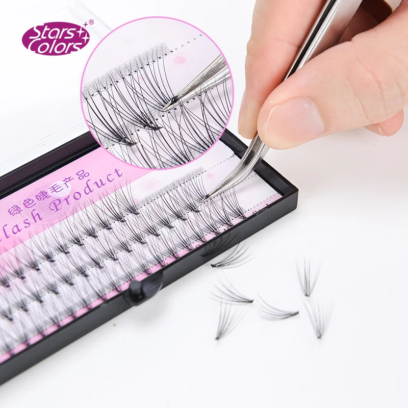 10D Silk Fake Lashes Curl C & D False Eyelashes Eyelashes Extension Natural 0.10mm Charming Grafted Eyelashes Eye Lash Makeup