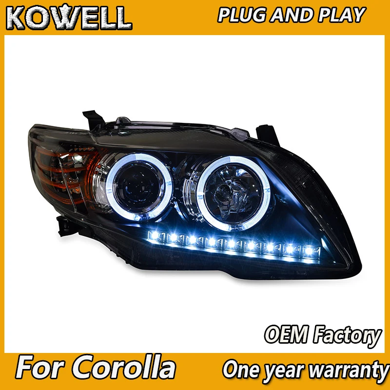 

Car Styling for Toyota Corolla Headlights 2008-2010 Altis LED Headlight DRL Bi Xenon Lens High Low Beam Parking Fog Lamp