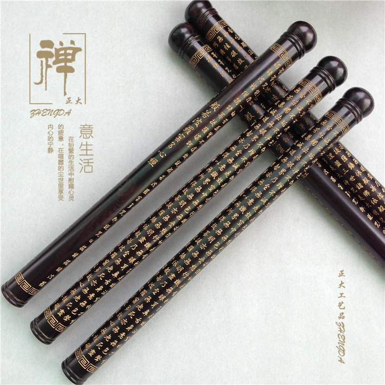 Zhengda ebony screw golden heart purple Tan long incense tube line incense wood products can be customized pomander