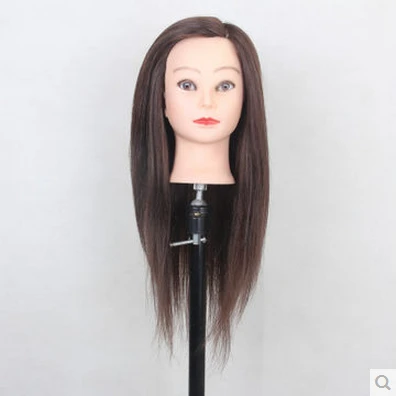 Free Shipping!! New Fashionable 100% High Temperature Fiber Hair Training Mannequin Head On Sale