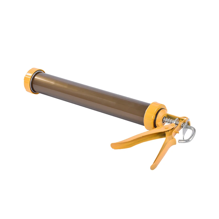 Dual-Sử Dụng Kết Cấu Hợp Kim Nhôm Kính Súng Bắn Keo + 2 Keo Dán Miệng + 2 Đẩy Món có Thể Lắp Đặt 590Ml/700G Mềm Súng Bán Chạy