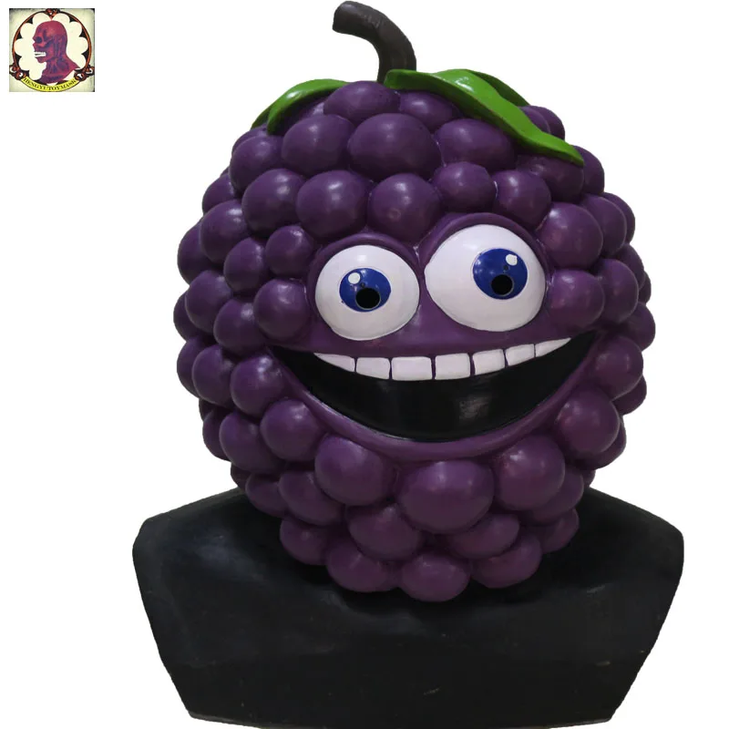 Grape mask Novelty Halloween Costume Party Latex Funny Mask Cosplay mask Full Head for Adults view 4