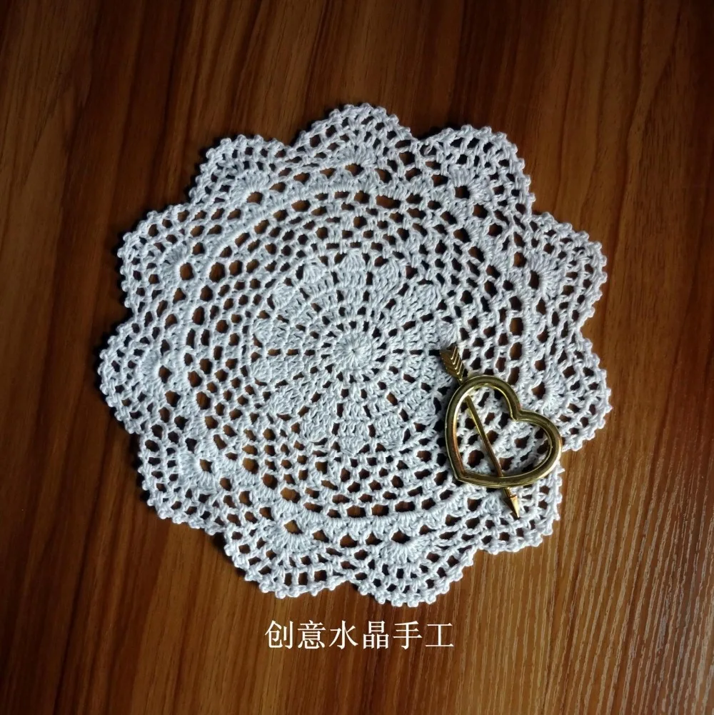 ZAKKA 2016 new arrival 30 pic/lo cotton crochet tableware as kitchen accessories for wedding decor coaster with flower potholder