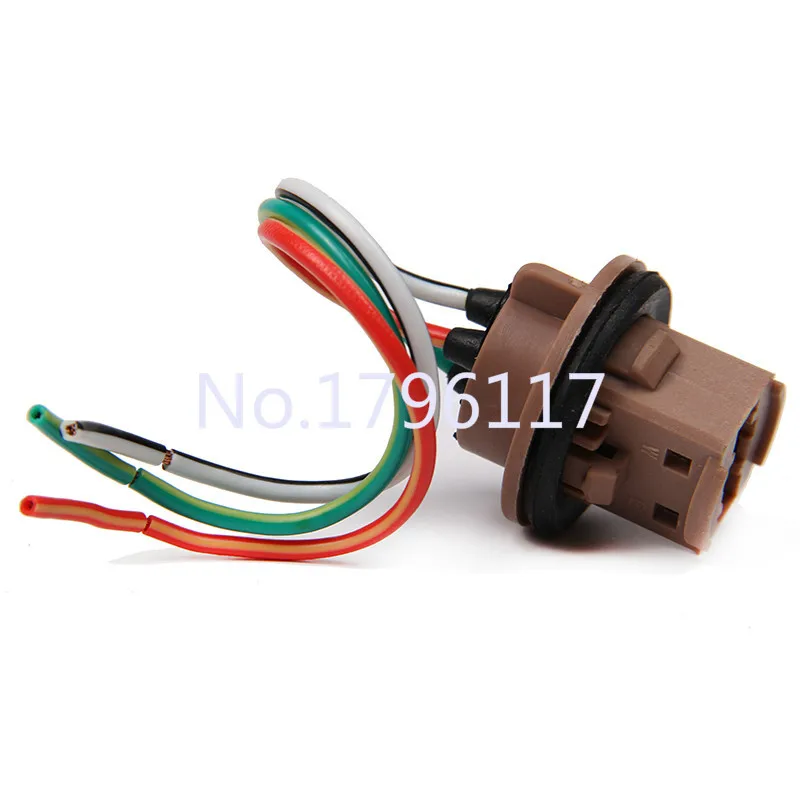 2x 7443 7440 T20 992A Car Bulb Socket Brake Turn Signal Light Harness Wire Auto T20 LED Pig Tail Plug Light Source Adapter