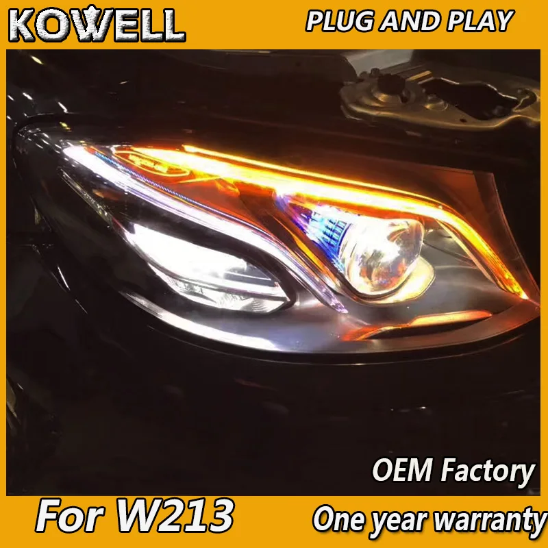 

Car Styling For Benz W213 LED Headlight for E200 260 280 3002017 2018 2019 Headlights ALL LED Headlight DRL Bi-LED LENS