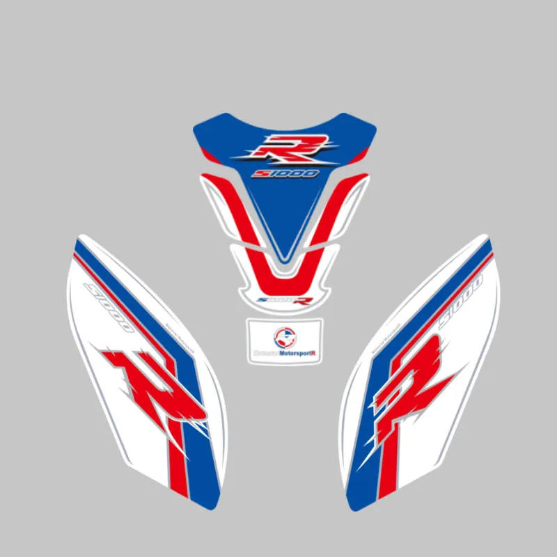 Motorcycle reflective sticker for BMW S1000RR S1000 R 2017 Motorycle Reflective 3D Gel Front Rear Tank sticker 00RR S1000 R 2017