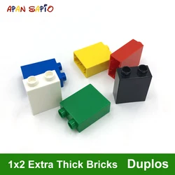 Big Size DIY Building Blocks Heightening Bricks 1x2Dot 14PCS Educational Creative Toys for Children Compatible With Brands