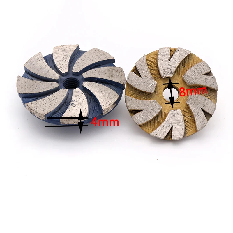 1pc diâmetro 35/50/60mm forma tigela diamante disco de moagem a seco alvenaria granito pedra mármore ângulo moedor ferramenta dedicada