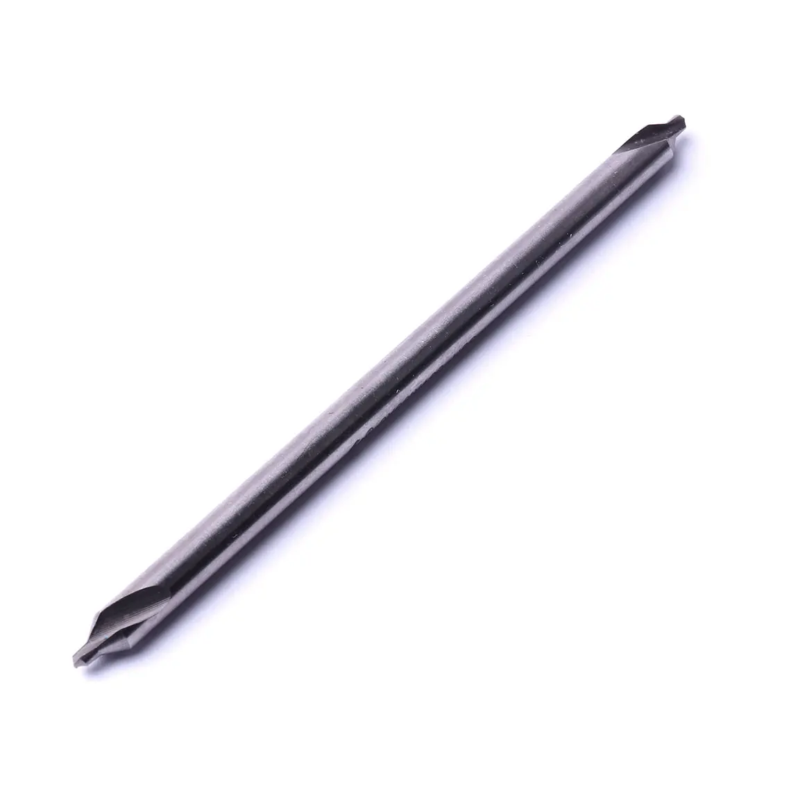 

1Pcs HSS 100mm Lengthened Center Drill Bit 2mm Drill Tip Diameter Double ended Center Drills Countersink 60 degree Angle Bit