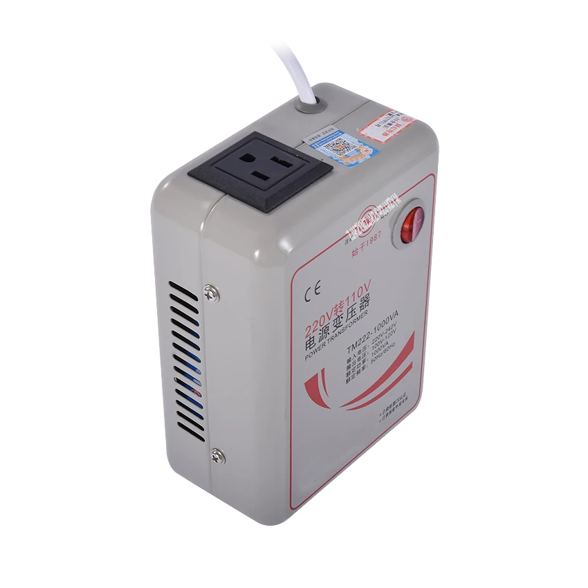 1 PC 1000W 1KVA Step Down Voltage Converter Transformer 220V-240V to 110V-120V