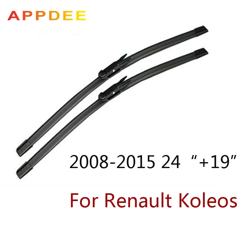 appdee Wiper blades for Renault Koleos (From 2008 onwards) 24