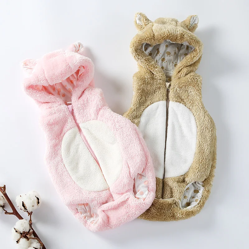 

Baby romper clothes children clothing sleeveless kids romper coral fleece baby overalls baby boys girls clothes baby jumpsuit