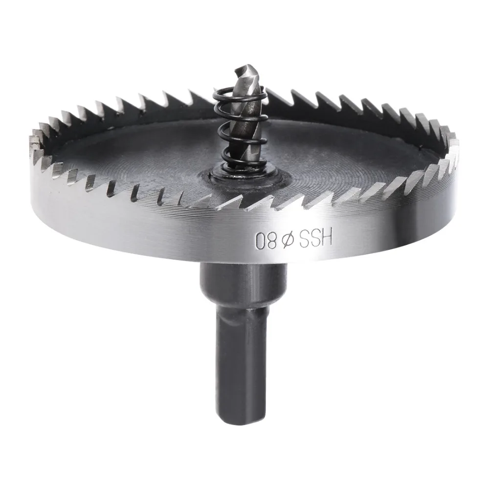 Uxcell Vendita Calda 65/53/55/75/80/50/45mm Diametro di Taglio. Lega di Metallo HSS Acciaio Inossidabile Ad Alta Velocità Punta da trapano Foro Sega Taglierina, Casa FAI DA TE