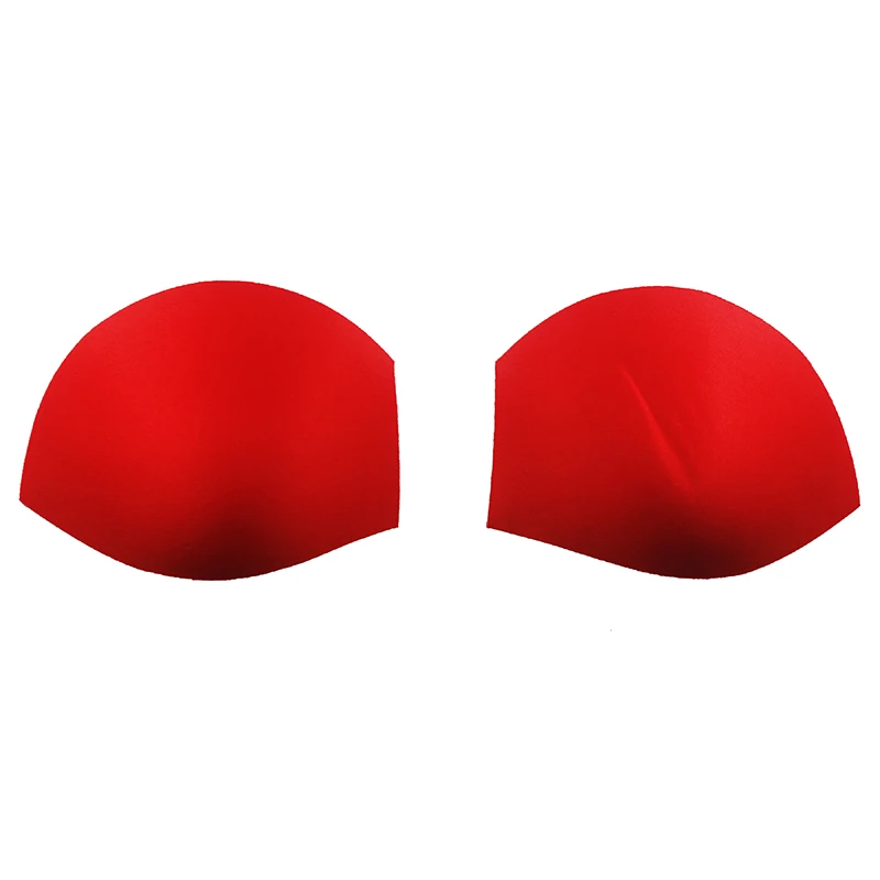 20pair Red Bra Cup Pads Sponge Foam Bra Breast Enhancer For Bikini Padding Insert Bridal Bra Accessorries WB122