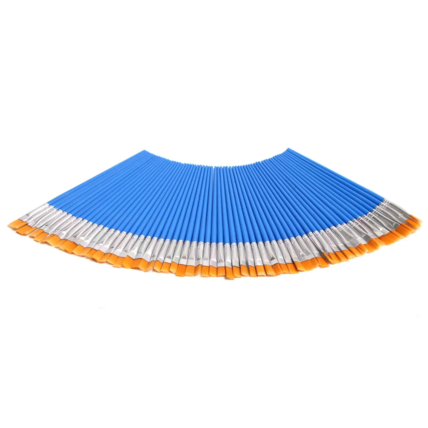 100 Pcs/Set Aquarell Gouache Pinsel Runde Spitz Tipp Nylon Haar Malerei Pinsel Set Kunst Liefert