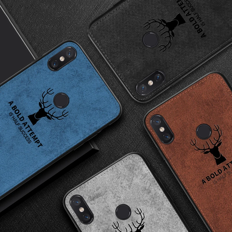 غطاء من القماش لهاتف iPhone X XS Max XR 6 6S 7/8 Plus من القماش على شكل غزال #5