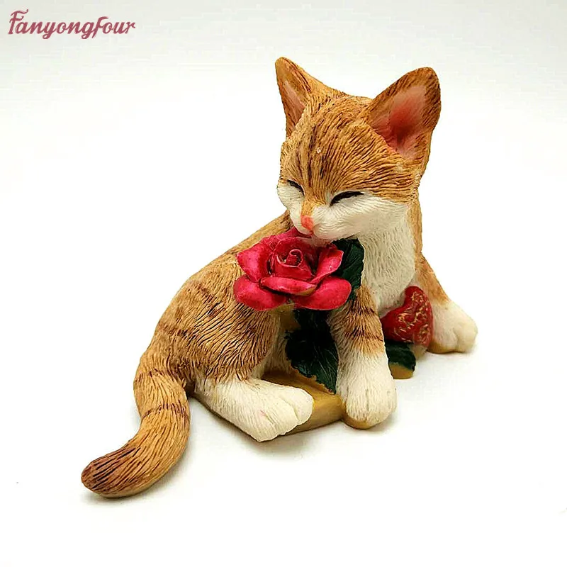 new! Silicone Mold 3D Leather Shoes Cute Cat DIY Chocolate Fudge Silicone Mold Candle Soap Mold Kitchen Cake Decorating Tools