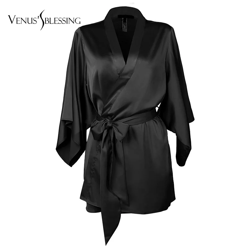 Rayon Silk Satin Sexy Night Robe Bathrobe Fashion Dressing Wedding Bride Bridesmaid Dressing Gown For Women Free shipping