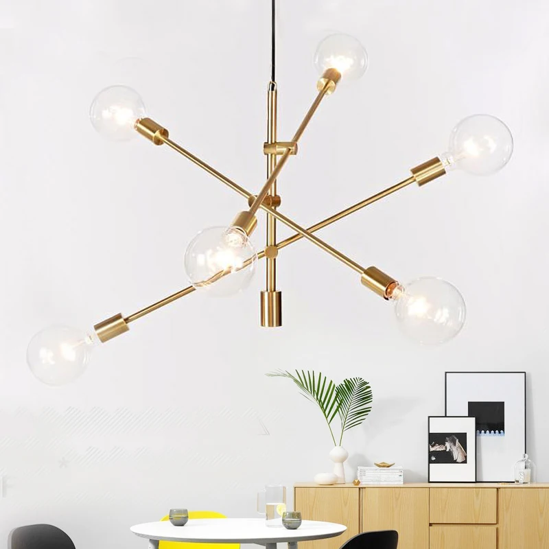 

Modern Pendant Lights Lamp Kitchen Island Dining Living Room Decoration Glass Branch Bean Lighting Fixture