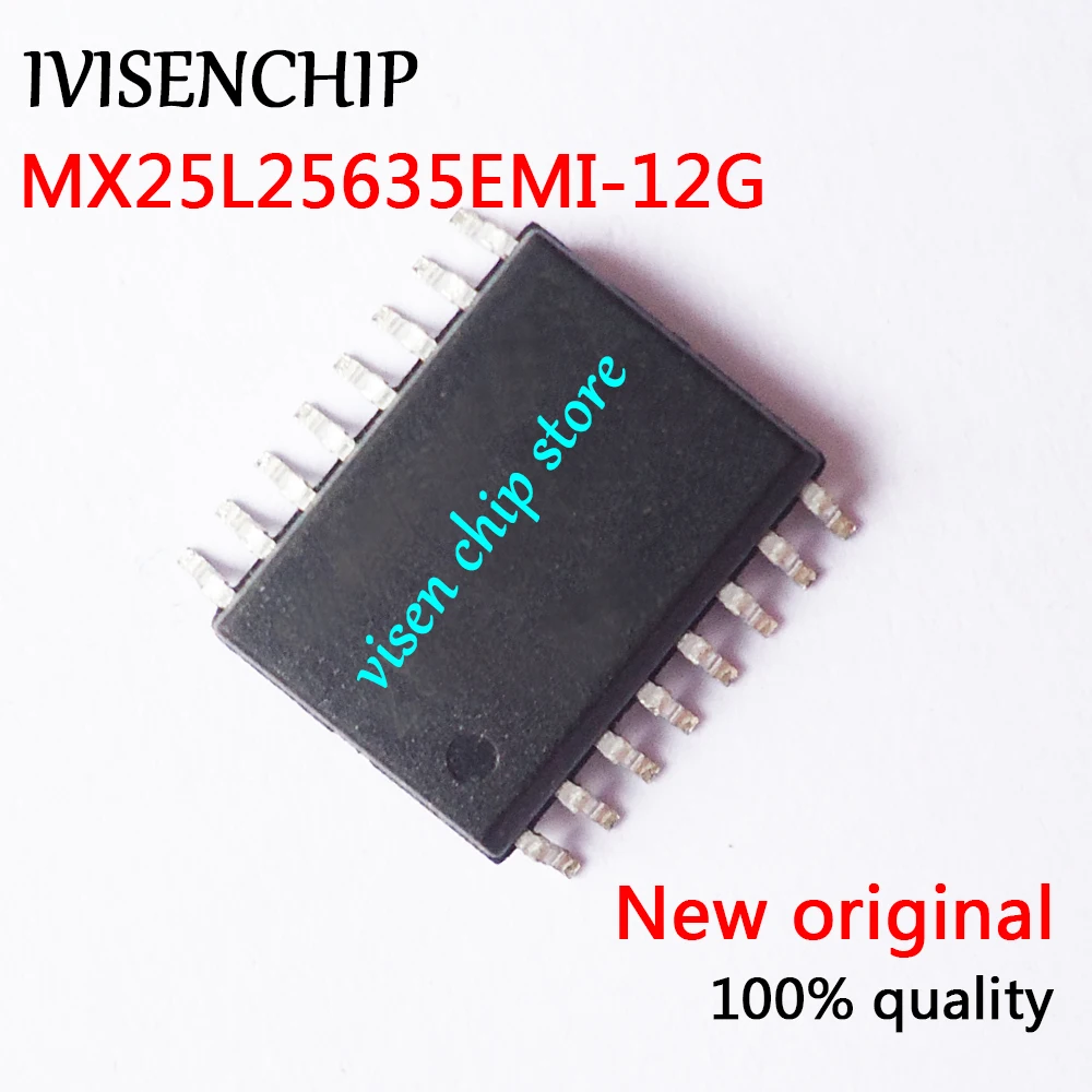 2pieces MX25L25635EMI-12G MX25L25635EMI MX25L25635E MX25L25635 25L25635 SOP-16 chipset