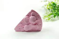 Cake shape Mouse Mould Craft Art Silicone 3D Soap Mold Craft Molds DIY Handmade Candle Molds S404