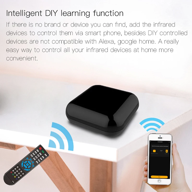 Smart Switch WIFI Wireless IR Infrared Remote Control Smart Home  TV Air Conditioner SAT Work For Alexa Echo Google Home IFTTT