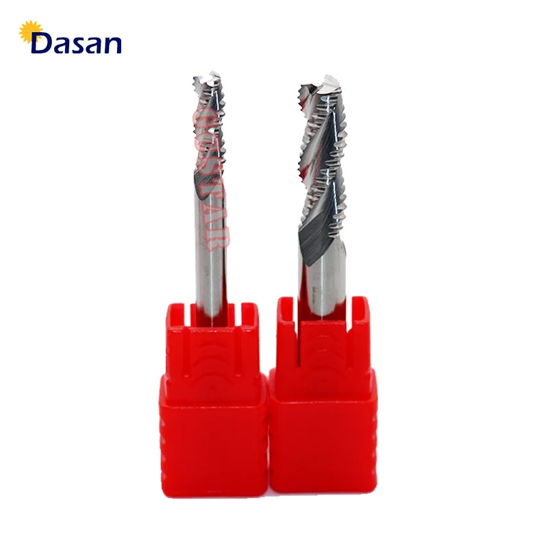 1pcs 16mm Carbide Roughing End mills Long 100mm Milling Cutter HRC58 4Flutes 3F Lathe End Mill Tool for Steel Aluminum Roughing