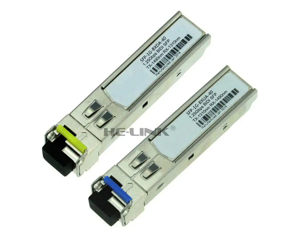 

LODFIBER SFP-1G-BXUA-40/SFP-1G-BXDA-40 A-RI-STA Net-works Compatible 1.25G 1310/1490nm BiDi 40km Transceiver