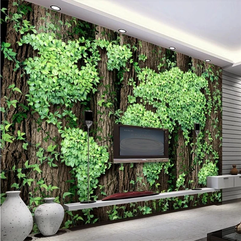 

wellyu Creative World Map Rattan 3D Living Room Sofa TV Wall Custom Large Mural Green Wallpaper papel de parede para quarto