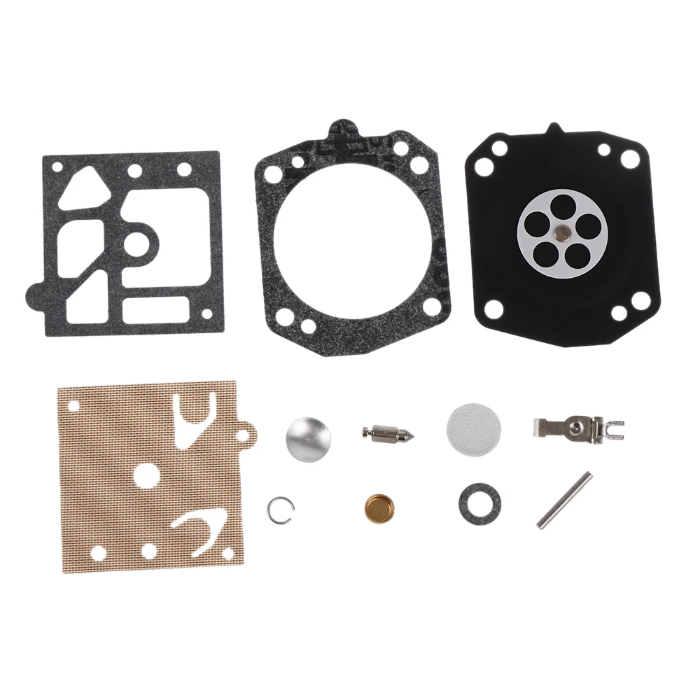 12 Pcs/Set Carburetor Carb Repair Gasket Diaphragm Kit Fit Walbro K22-HDA Echo Chainsaw Repair Kit Replacement Parts