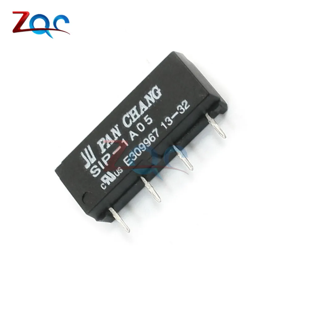 5PCS 5V Relay SIP-1A05 Dry Reed Switch Relay For PAN CHANG Relay 4PIN New Relay DC resistance