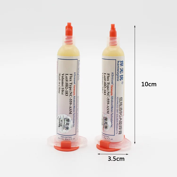 NEW 1Pc NC-559-ASM BGA PCB No-Clean Solder Paste Welding Advanced Oil Flux Grease 10cc Soldering Repair Tools