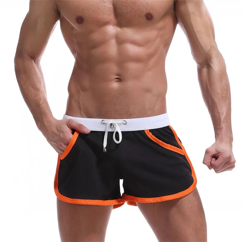 Quick Dry Clothes Brand Mens New 2019 Casual Shorts Household Male Shorts Bandage Straps Inside Trunks Beach Casual Shorts