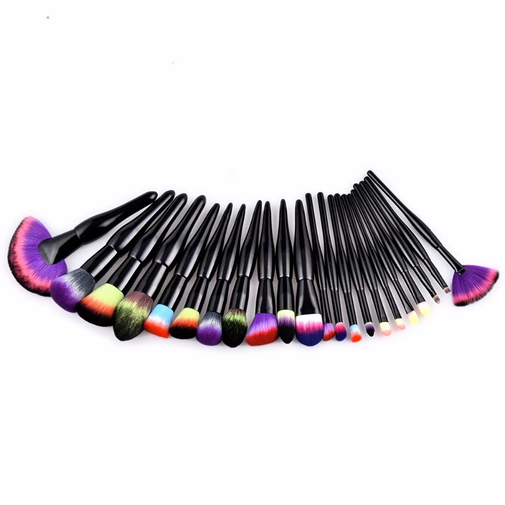 

Brand New 22 pcs Multi-color Makeup Brushes Kit Foundation Eyeshadow Eyeliner Lip Blush Blending Contour Concealer Cosmetic Tool