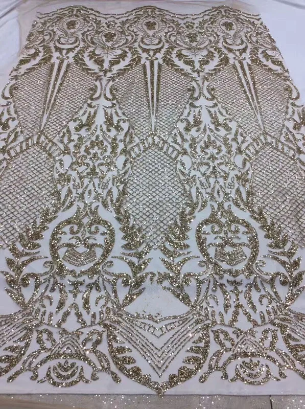 

Embroidered Tulle Lace Fabric 5yards french SYJ-61021 glitter lace fabric high quality african tulle lace fabric