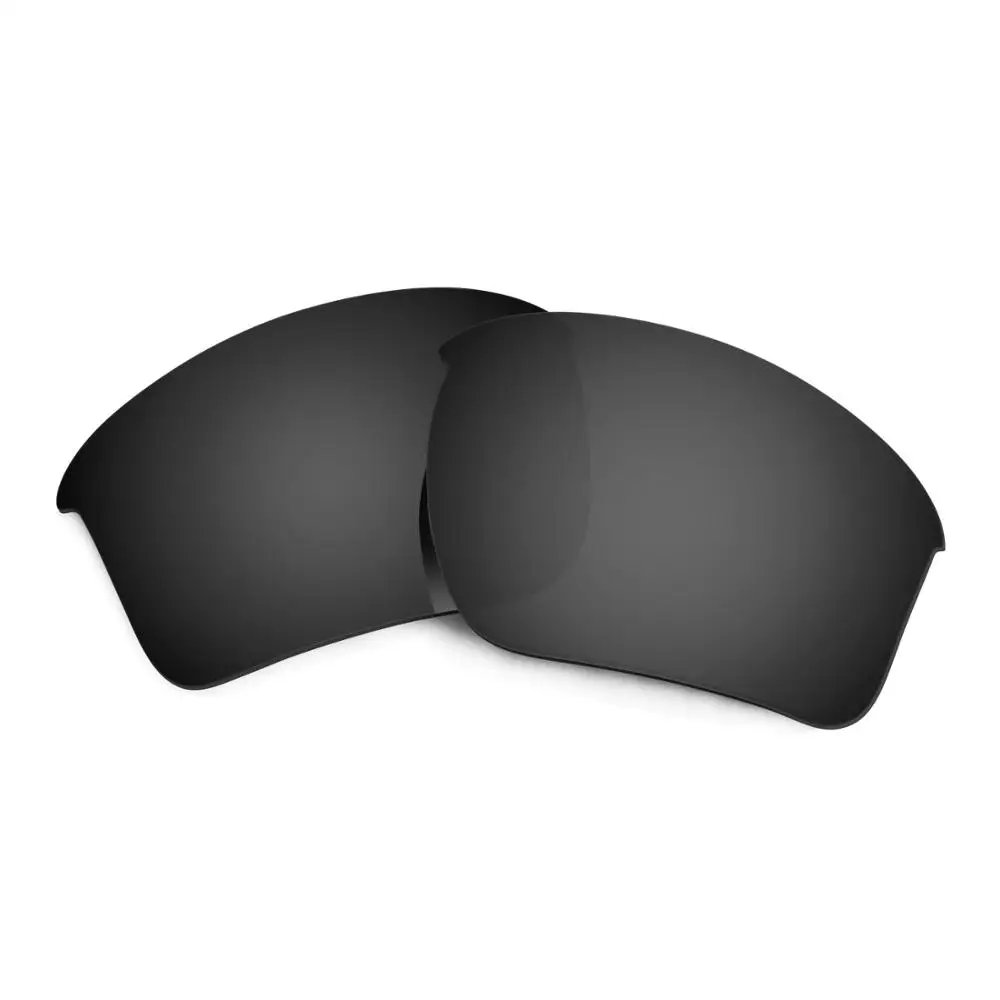 Black Polarized Replacement Lenses For Half Jacket 2.0 XL  And Red Earsocks Rubber Kit