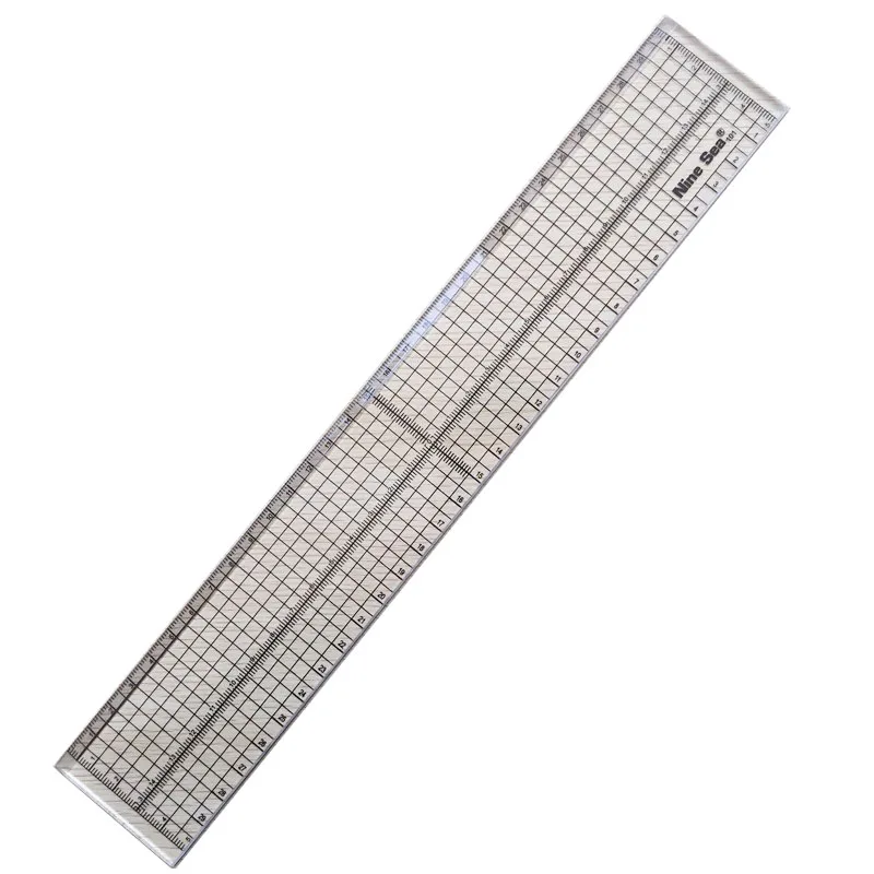 Patchwork Ruler With Iron Edge Quilting Tools Quilting Ruler Tailor Ruler 30*5*0.3cm Acrylic Material Sewing Tools Accessory