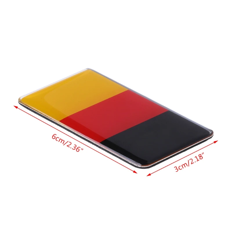 German Flag Grille Emblem Badge For Volkswagen Scirocco GOLF 7 Golf 6 Polo GTI VW Tiguan for Audi A4 A6 Car Accessories 1pc view 6