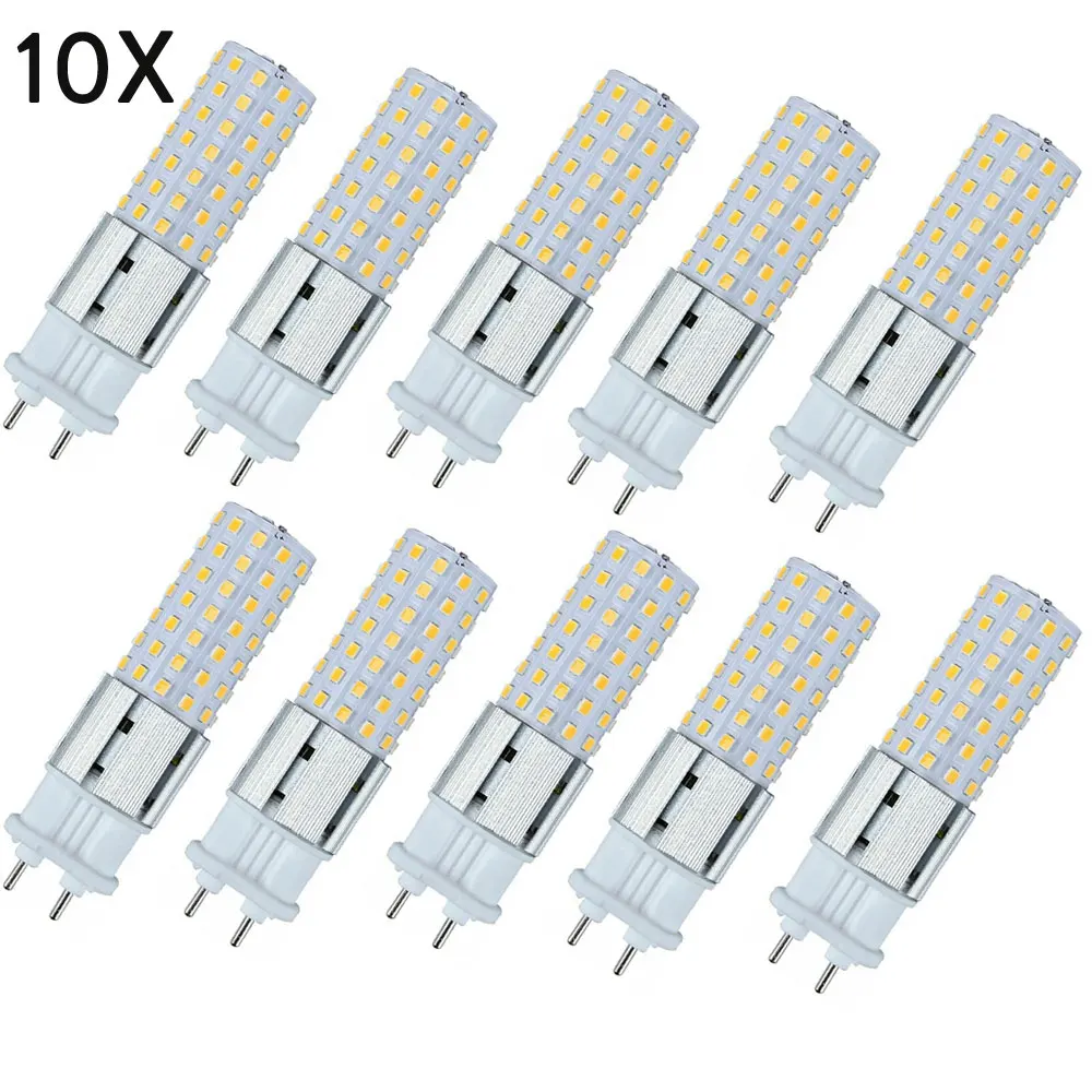 10Pcs G12 LED Light Bulbs 15W LED 96LEDs Bulb 150W G12 Incandescent Replacement Lights LED Corn Light Bulb for Street 85-265V