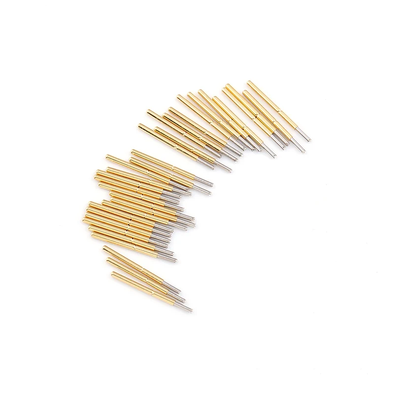 100PCS P75-Q1 Spring Test Probe Test Pin Pogo Pin P75-Q Electrical ICT FCT PCB Test Tool 0.66/1.02/16.3mm  Needle Crown Tip Head