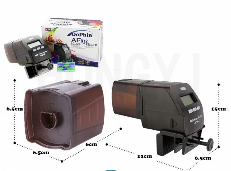 Aquarium digital automatic timed feeder tropical fish food fisha tank LCD auto feeder AF-012