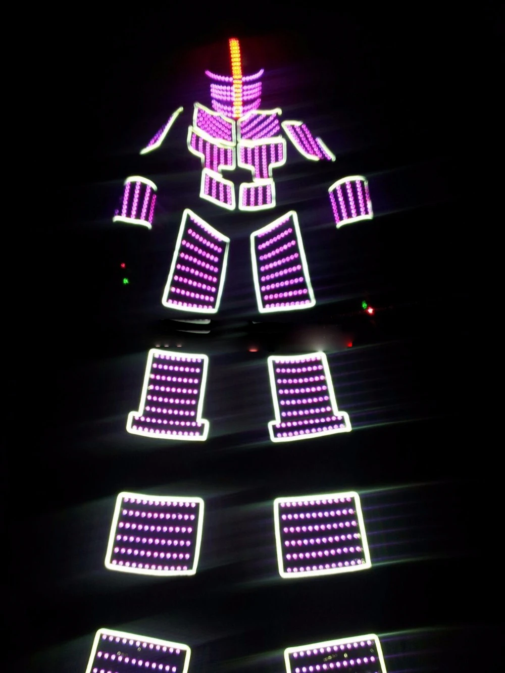 Kryoman-traje de ROBOT LED, Ropa de baile Tron, envío gratis por DHL