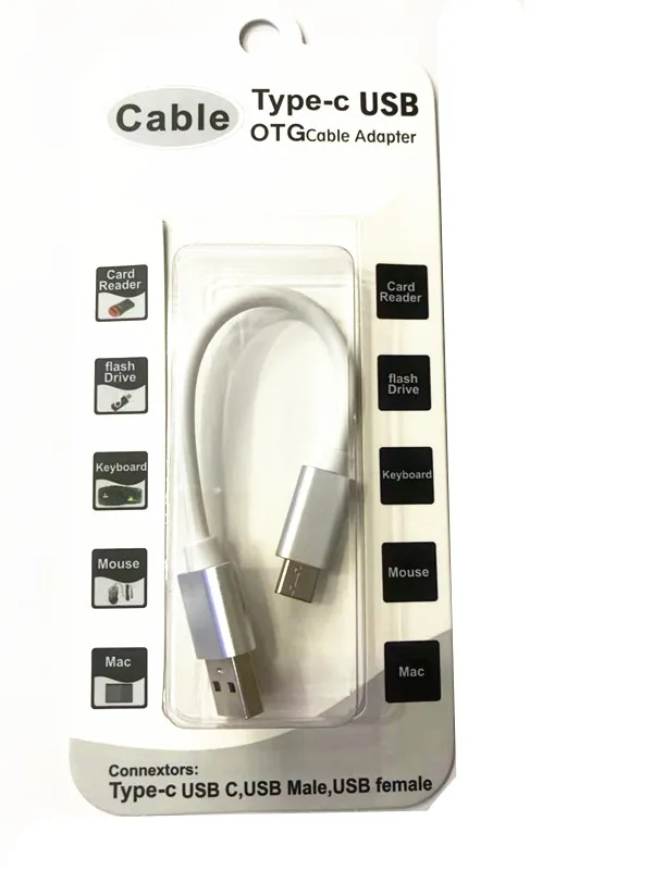 USB Type-C 3.1 to USB 3.0 OTG Cable Adapter Connector For Samsung A5 A8 S8 LG G6