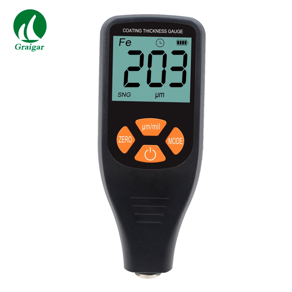 

New JCT-300 Coating Thickness Gauge LCD Display Minimum Resolution 0.1um with F&NF Integral Probe Thickness Meter