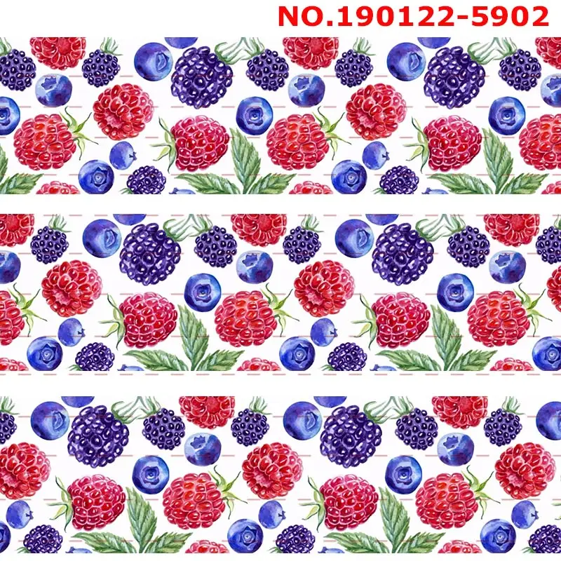 جديد 50 ياردة لطيف الشريط الفاكهة نمط الشريط المطبوعة grosgrain الشريط #2