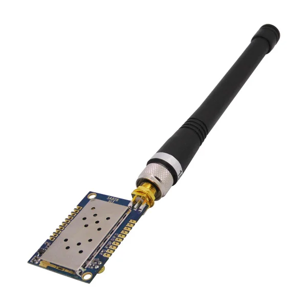 2pcs/lot 3km 1W High-integrated VHF | UHF Frequency band Embedded WALKIE TALKIE modules SA828 + antennas