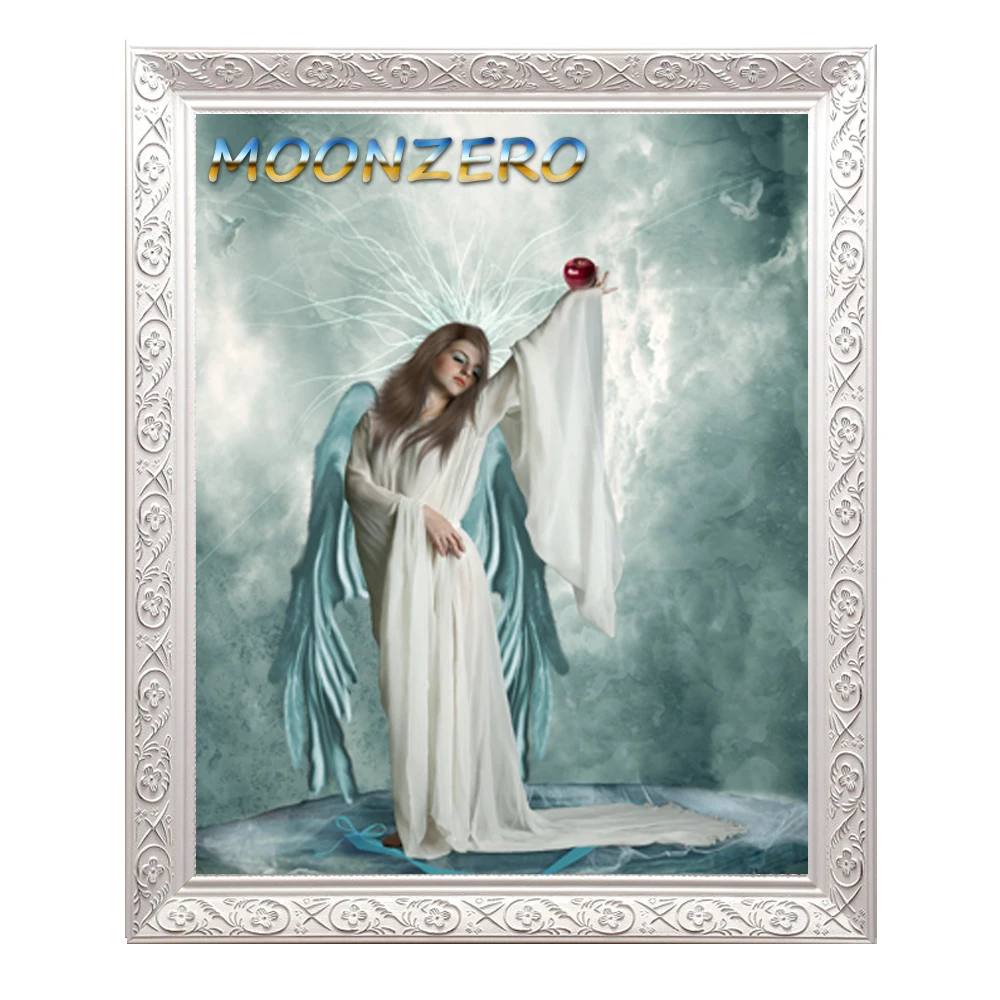 Moonzero DIY Diamond Embroidery Pattern Painting Needlework Cross Stitch Full Square Drill Rhinestones Picture Gift Temptation